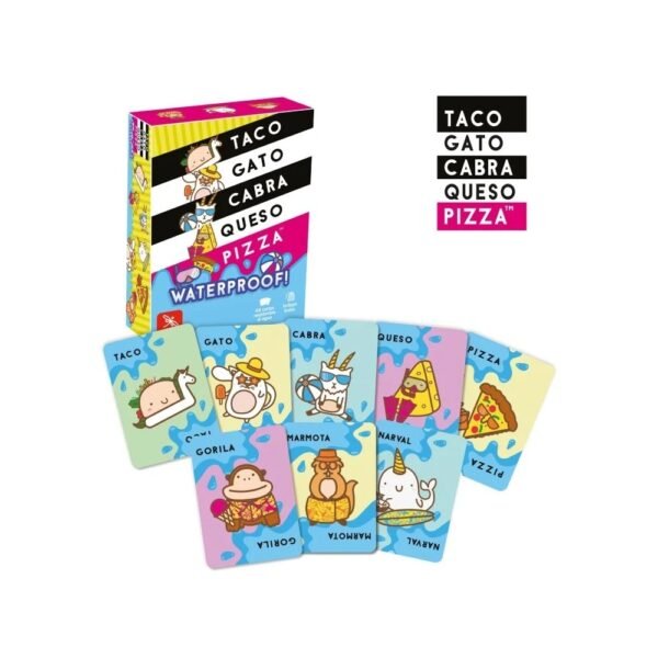 Taco Gato Cabra Queso Pizza WATERPROOF! - Imagen 2